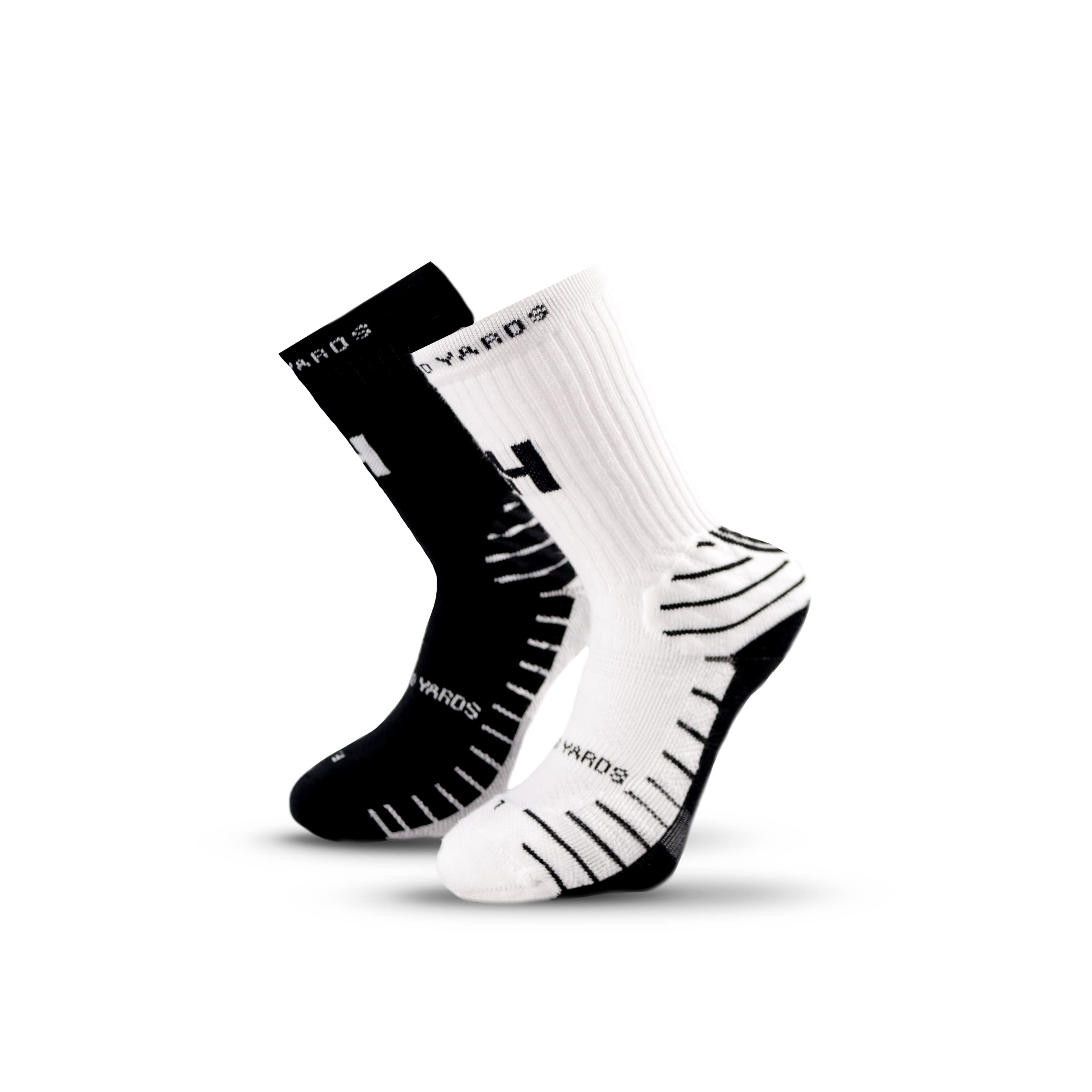 HARD YARDS - The Original 365 Pro Sock-Anti-Slip Grip For Basketball/Hockey/Cricket/Football/Crossfit/Gym/Rugby/Tennis/Golf-Men & Women-Non-Slip-Anti-Blister-Breathable