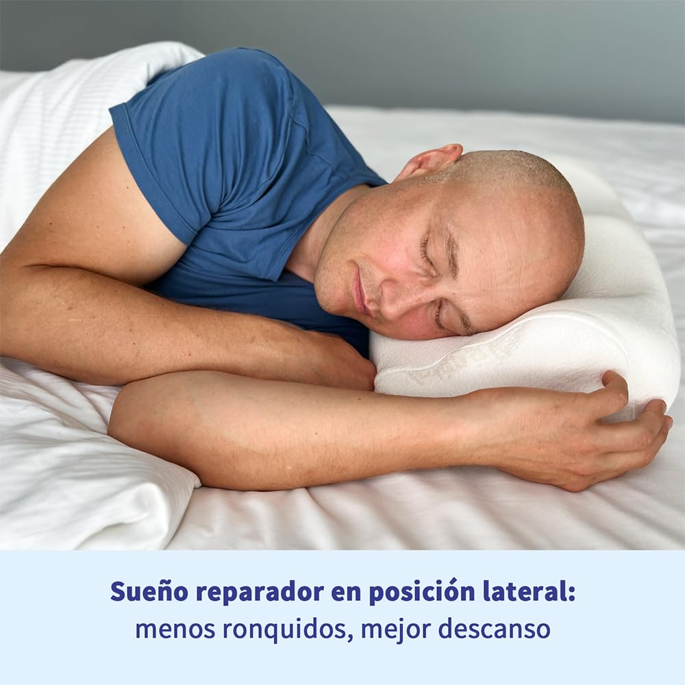 PosiForm - Almohada antirronquidos + guía antirronquidos de 40 páginas gratis de SomniShop