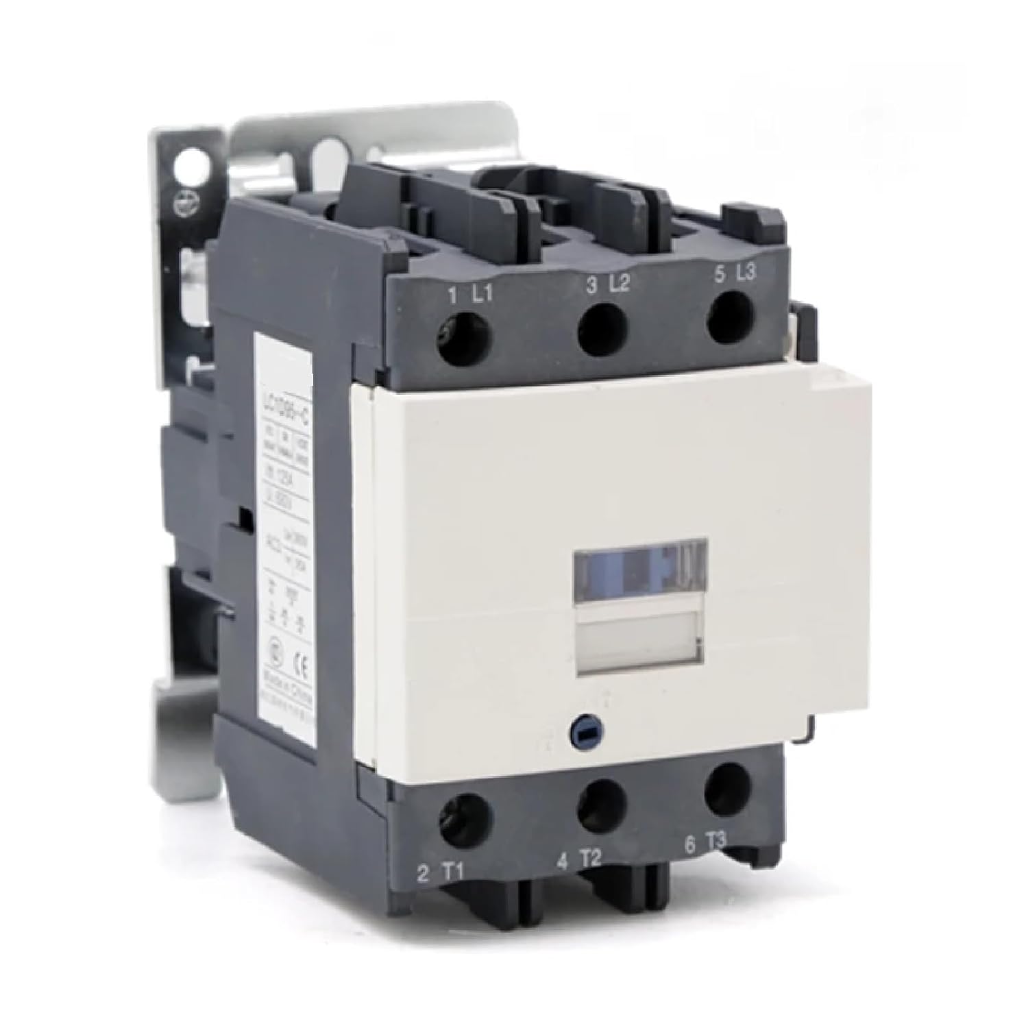 LC1-D95 Industrial AC Contactor, 95A 3-Pole Magnetic Control, 50/60Hz with Silver Contacts, 1NO 1NC Auxiliary Configuration