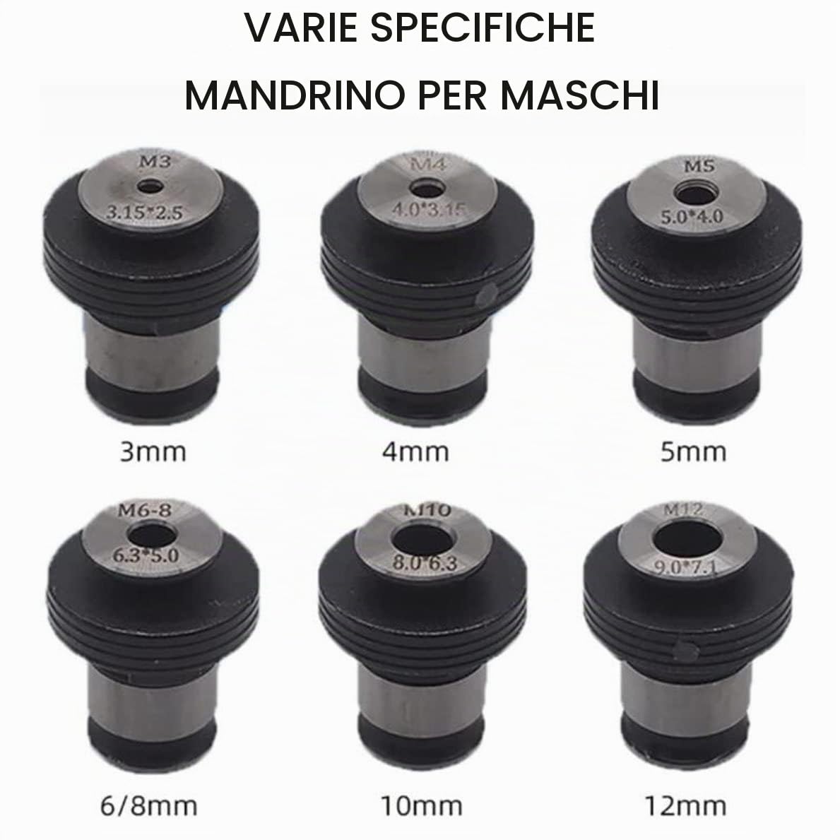 Maschiatrice pneumatica Maschiatrice Tipo di pistola Macchina pneumatica per filo elettrico M3-M12 Trapano per maschi Macchina per filettatura posteriore