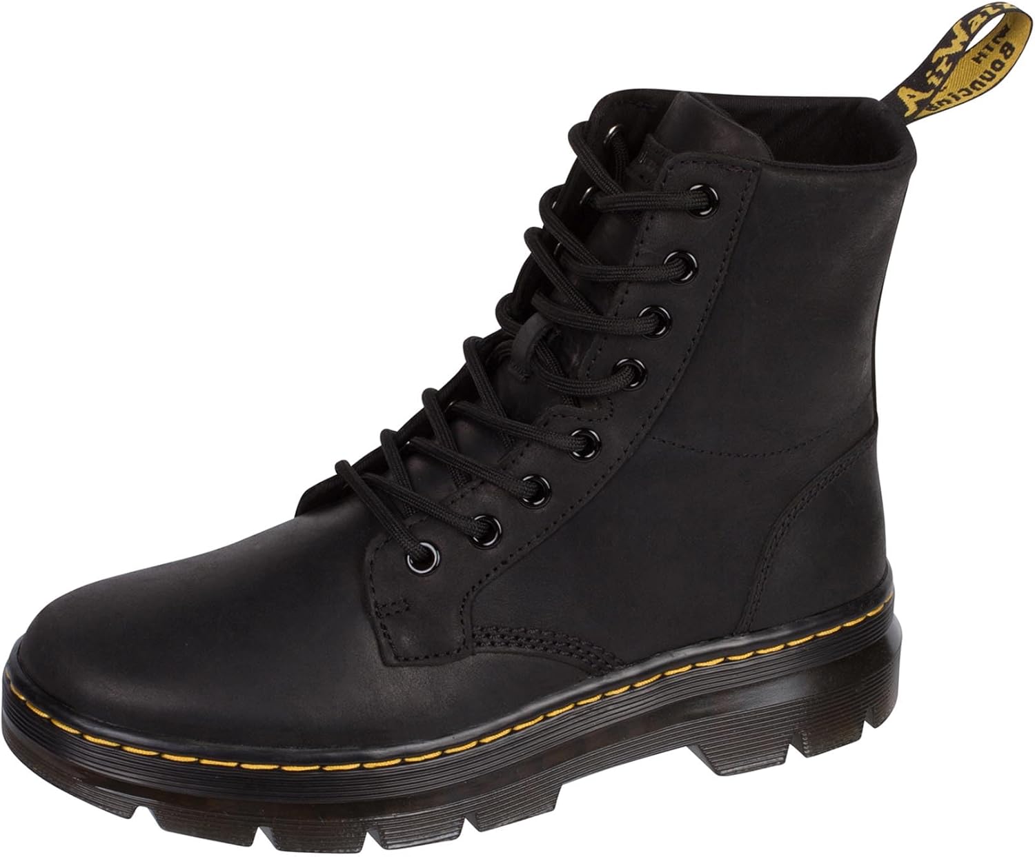 Dr. Martens unisex-adult Combs Leather Black Wyoming Size US- 9 Men’s/10/Women’s