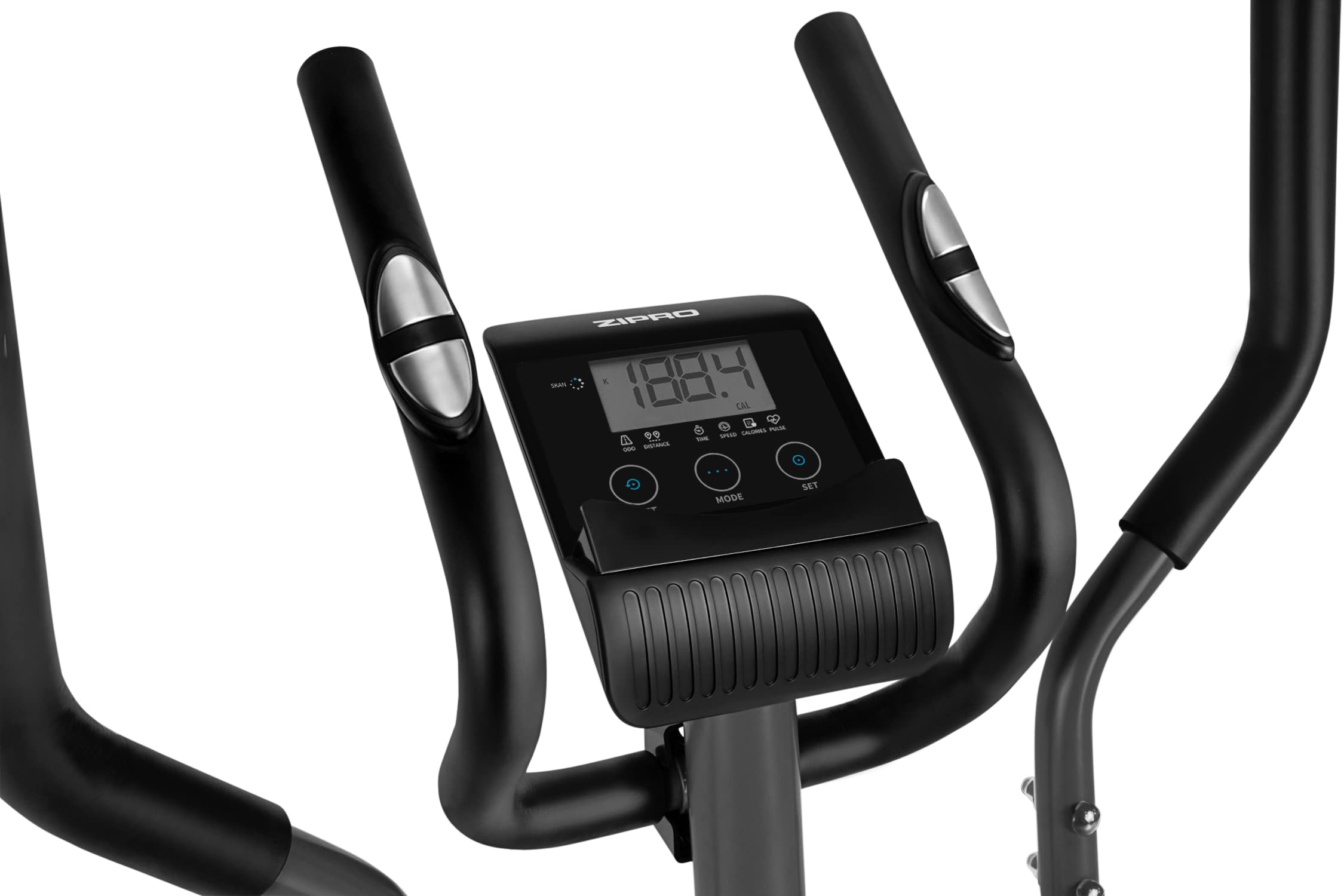 Zipro Crosstrainer Shox, elliptique jusqu'à 120 kg, équipement d'entraînement Cardio à Domicile, Appareil de Fitness, Machines d'exercice, vélo elliptique, 8 Niveaux de résistance
