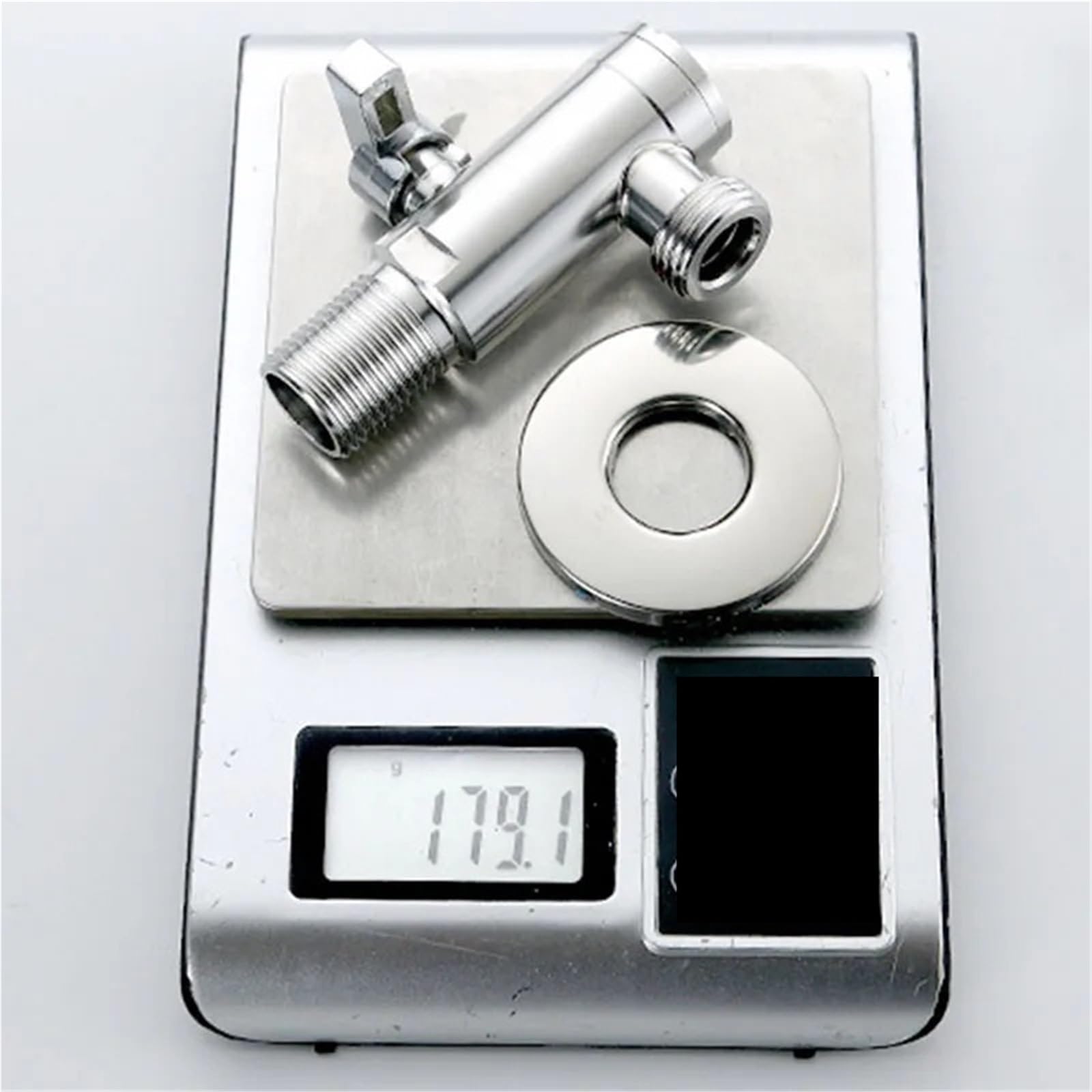 2 uds G1/2 "válvula angular for grifo, accesorio de baño, válvula angular for inodoro, acero inoxidable 304 Para Cocina, BañO(L)