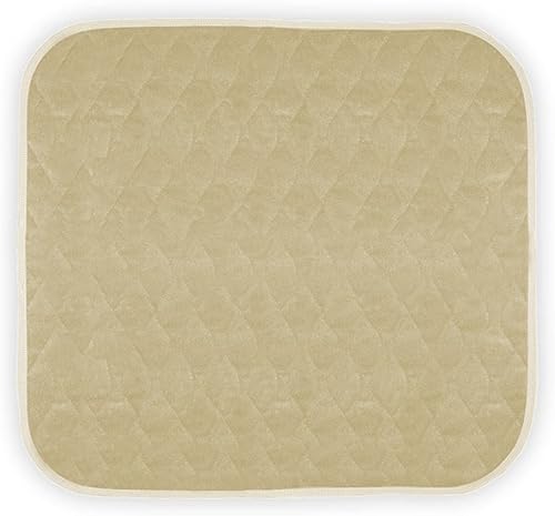 Protector de asiento de terciopelo impermeable Americare, A2122AL, almendra, 1