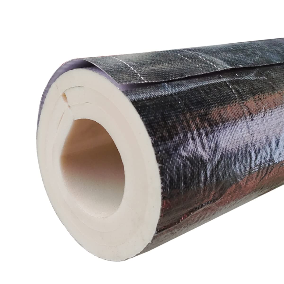 Engrosada Aislamiento de tuberías, Tubo de Aislamiento Elástico Flexible Caucho, Tubo de Aislamiento térmico Anticongelante, Aislamiento De Tuberías 22~219 Mm ID X15/30mm De Espesor