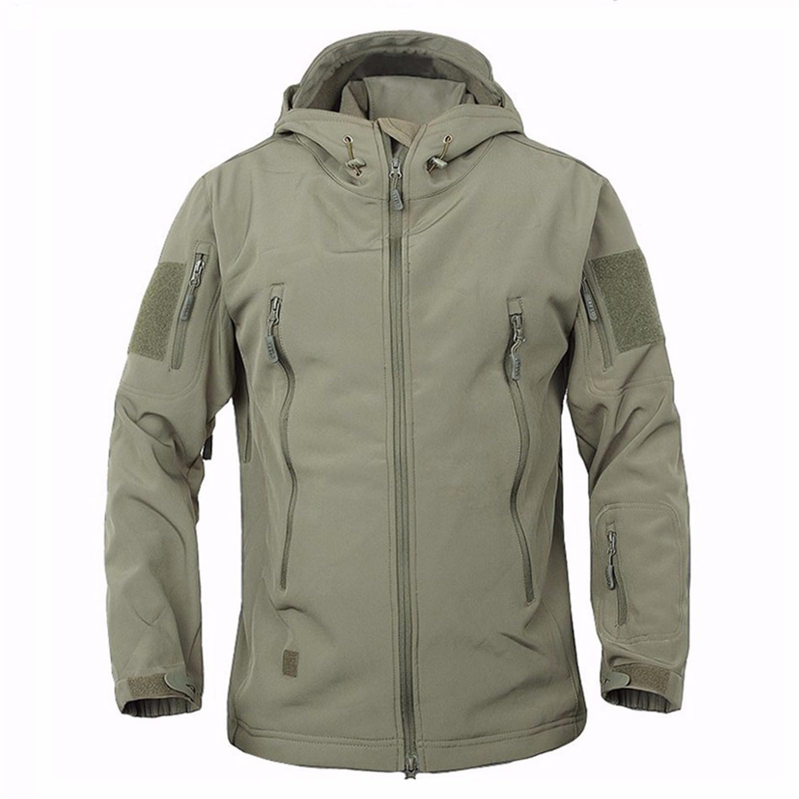 Sunnyuk Chubasquero Hombre Chaqueta Para Lluvia Casual Chaqueta con Capucha Para Lluvia Chaqueta Para Lluvia Outdoor Rain