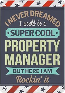 Property Managers Gifts Funny Appreciation Sign Funny Room Decor For Home