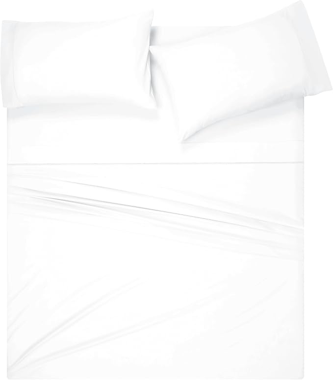 Amazon.com: Belizzi Home Cotton Rich Full Size Sheet Set, 4 Piece Deep ...