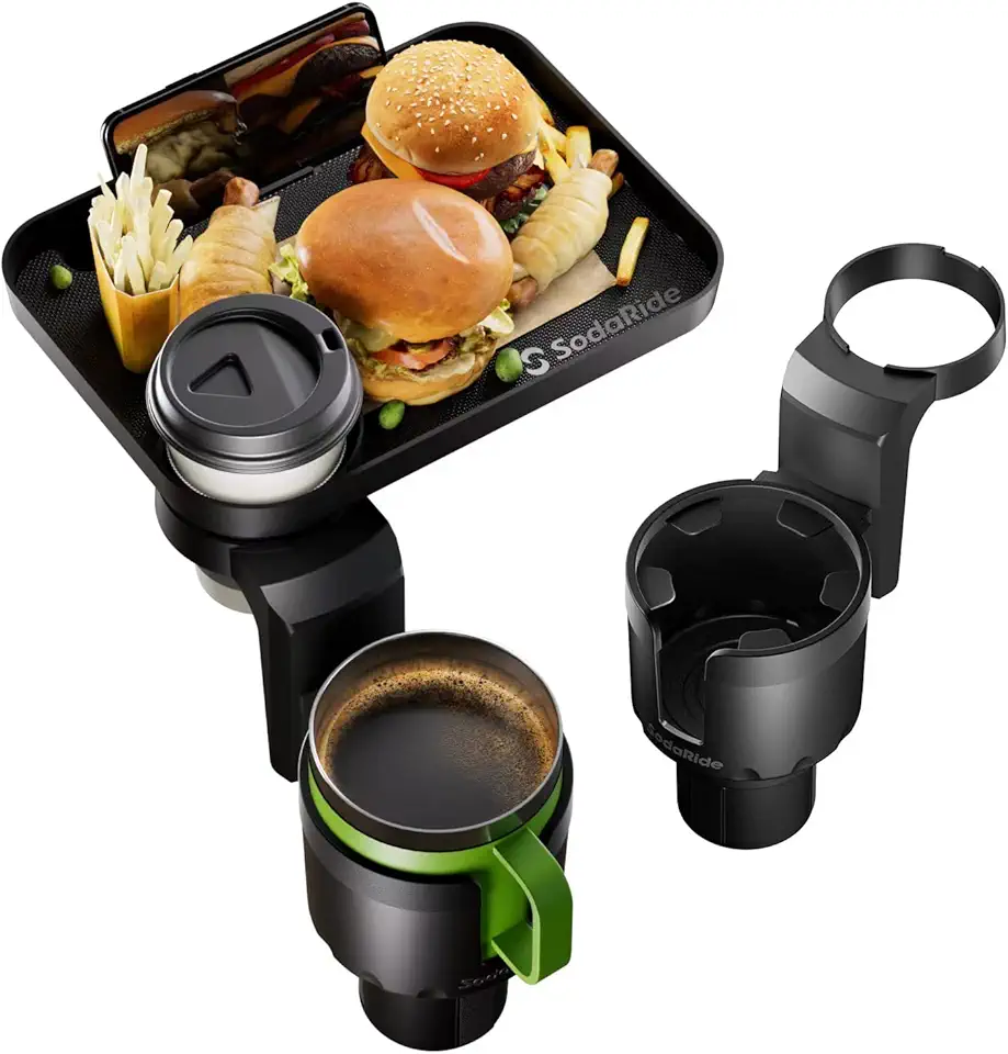 Bilhållare med matbricka