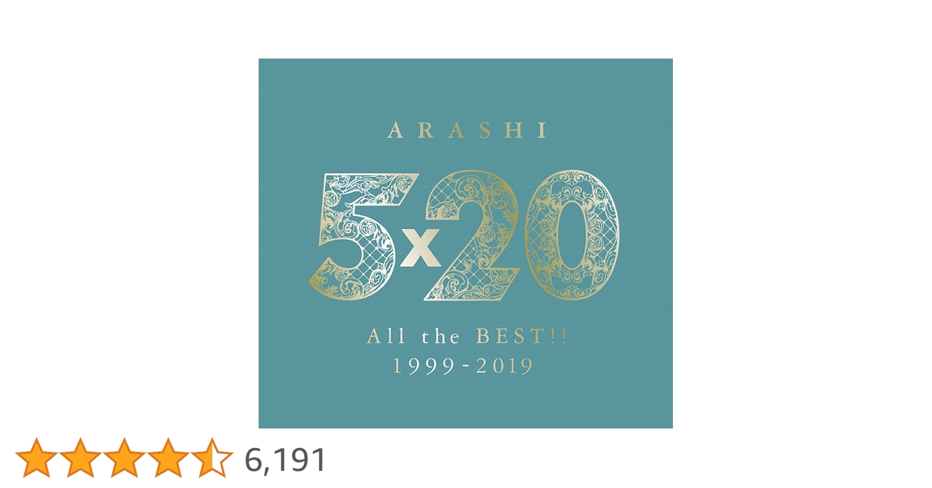 Amazon.co.jp: 5×20 All the BEST!! 1999-2019 (初回限定盤2) (4CD+