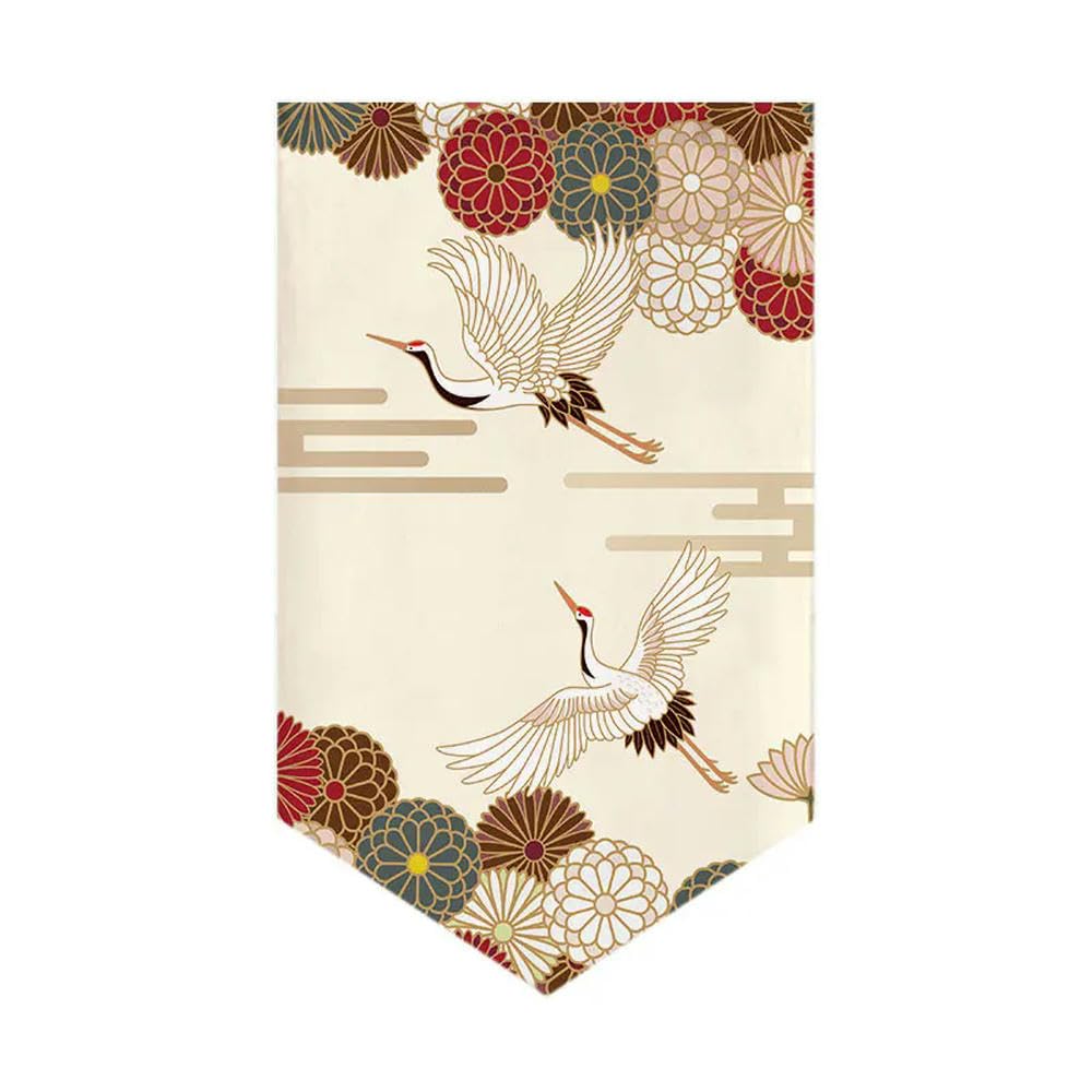 ROCILA 1Pcs Japanese Style Short Door Curtain Kitchen Partition Living Room Pennant Sushi Shop Decor Restaurant Hanging Half Curtain