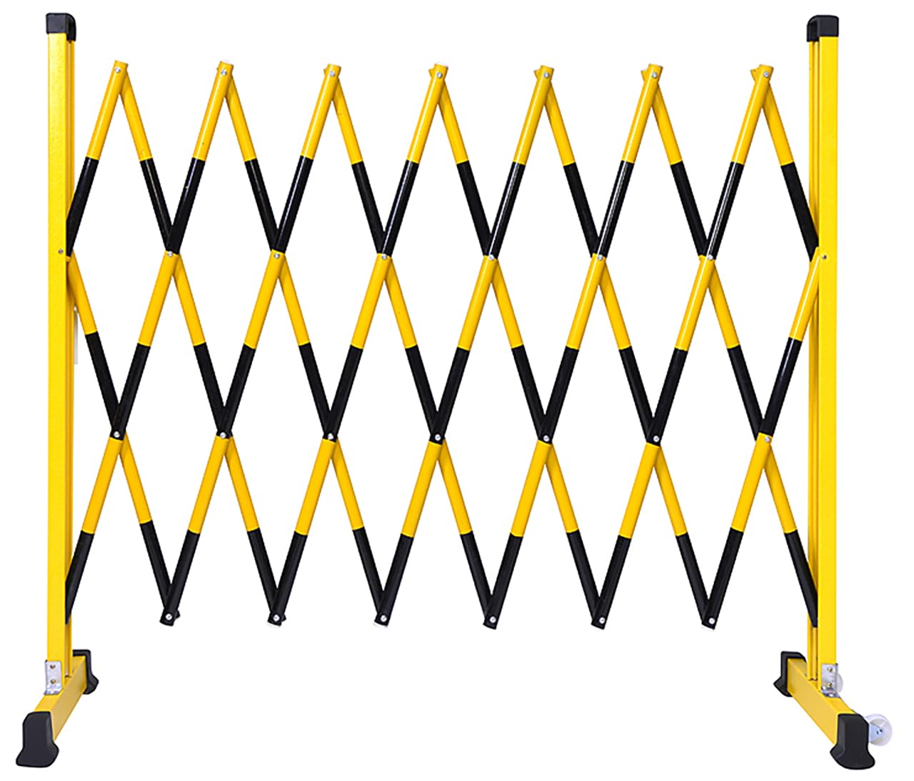 Barrière extensible de 7m pour circulation et sécurité de chantier