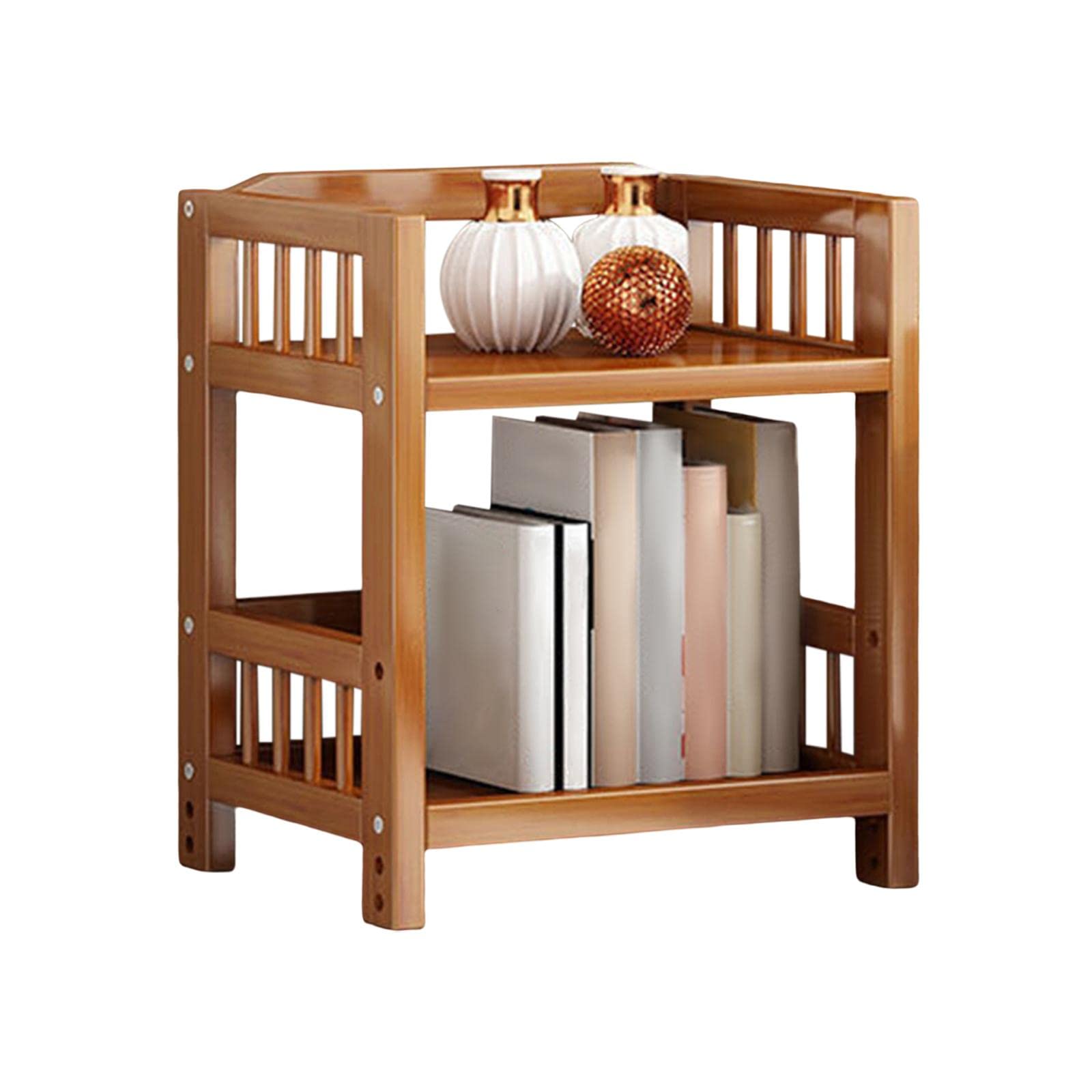 Mueble esquinero de suelo y estante de almacenamiento compacto de 35x30x50cm
