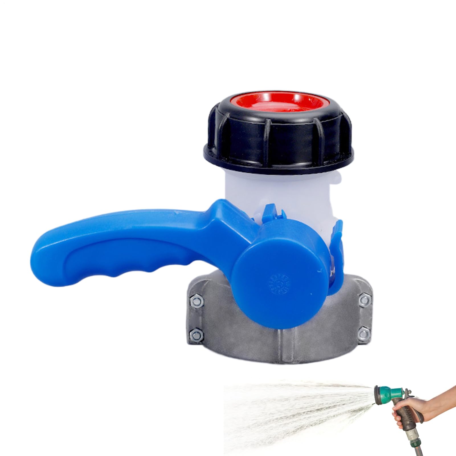 Accesorios para tanques portátiles con rosca de 6 cm para depósitos agua