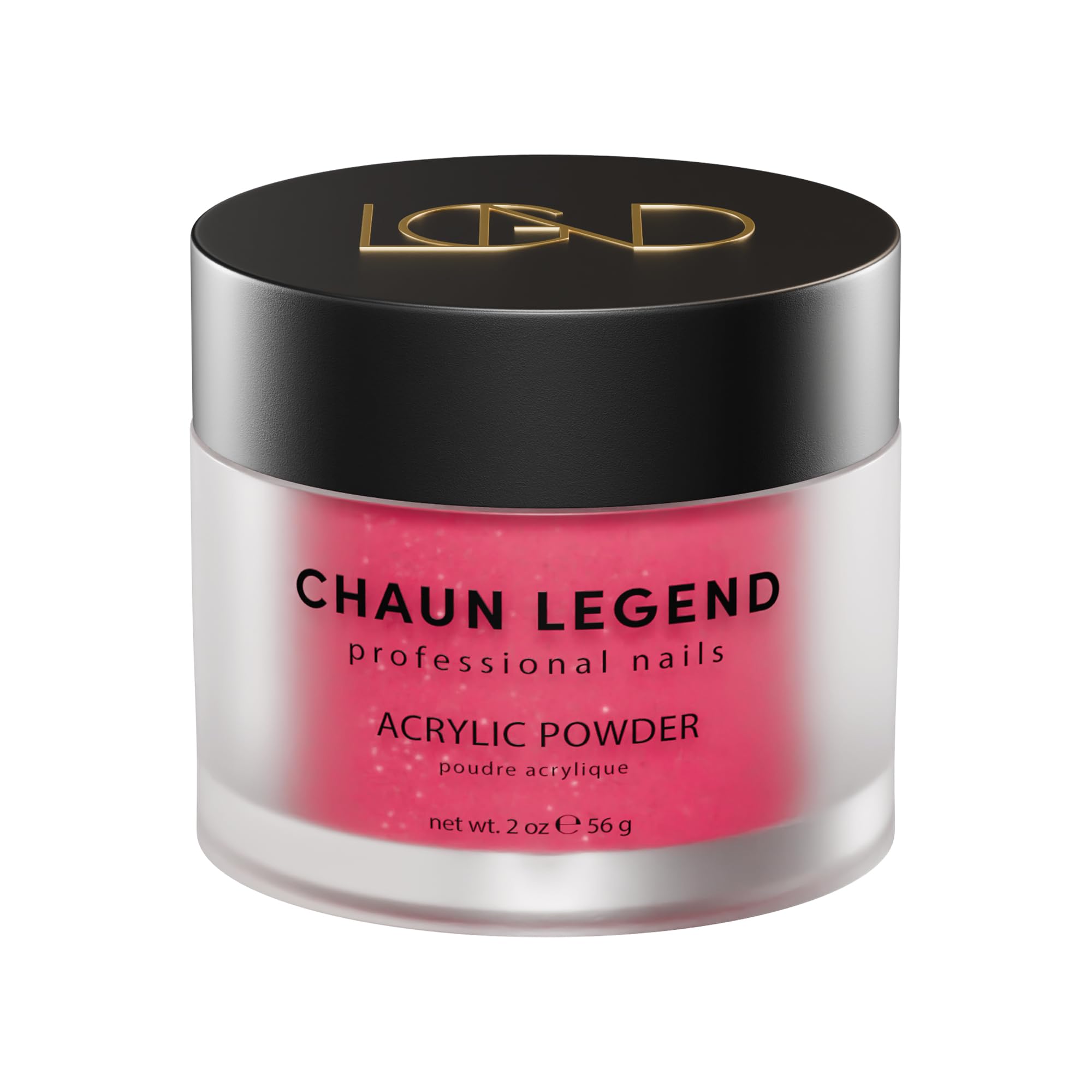 Chaun Legend Acrylic Powder, 2oz Long Lasting Salon Quality, Bubble Free, Self Leveling Professional Manicures, Fake Nails, Carving & Extensions,
