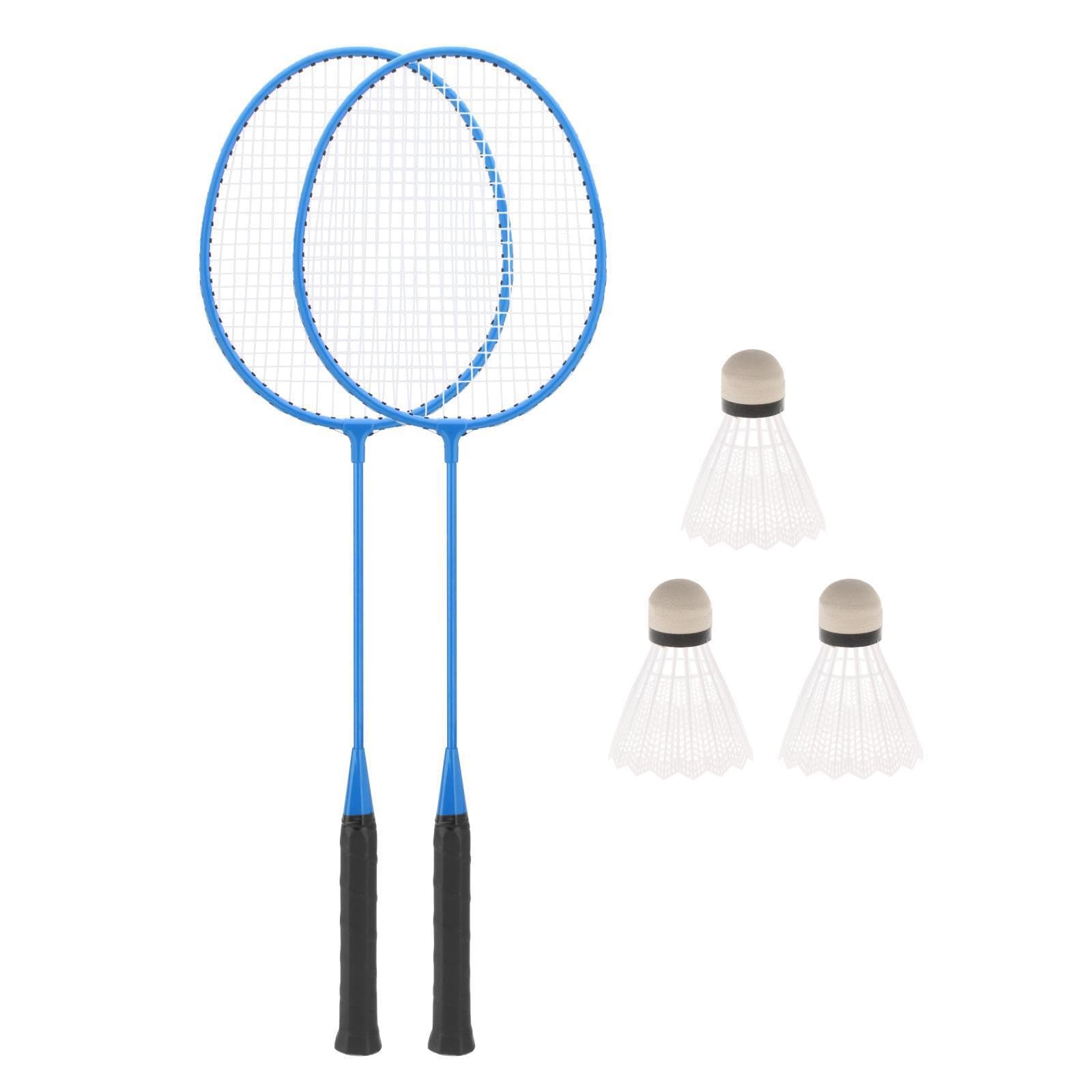 rongweiwang Juego de Raquetas de bádminton fáciles Transportar, Equipo Profesional para la diversión y el Juego en Familia, Agarre Raqueta bádminton, Pelotas Profesionales, Raquetas para — view 5
