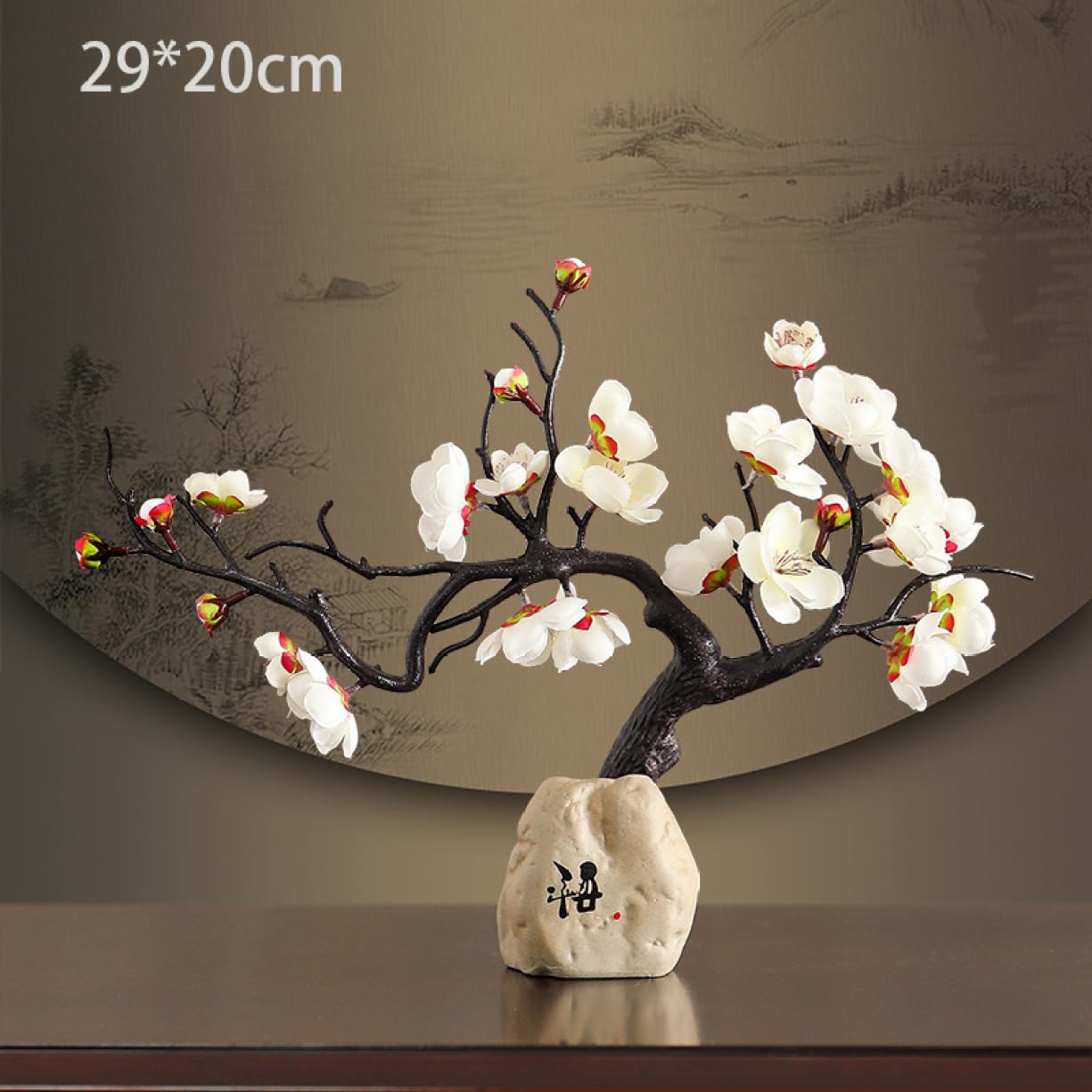 Amazon.co.jp: 梅の花 置物 風水 玄関 オシャレな置き物 結婚祝い