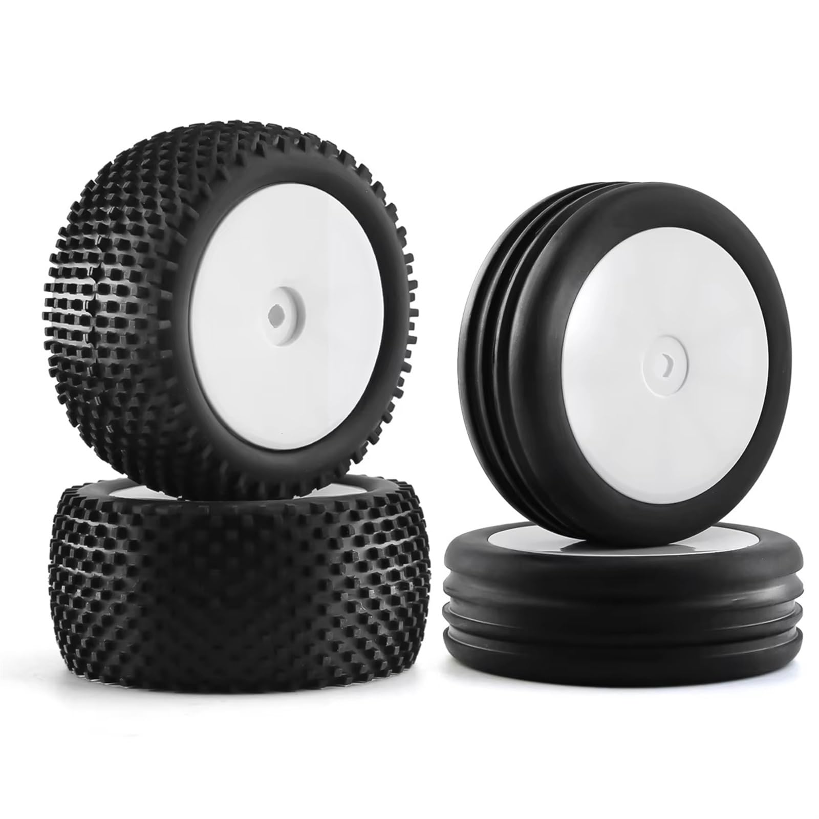 Rc Wheel Rim Tire for Srx2 4 for Tekno for Eb410 for Yokomo for Yz4 RC Crawler Car 4pcs Toy for Model Car Tires 1/10 Off-Road Vehicle Tire