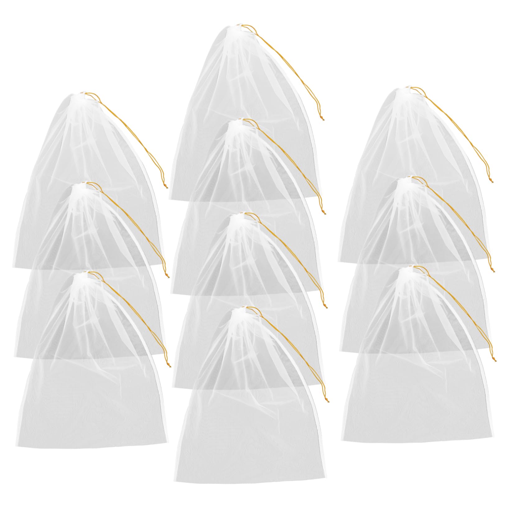SOLUSTRE Practical Mesh Filter Bags 10pcs Honey Strainer for Extraction Cold Brew and Juice Making Reusable