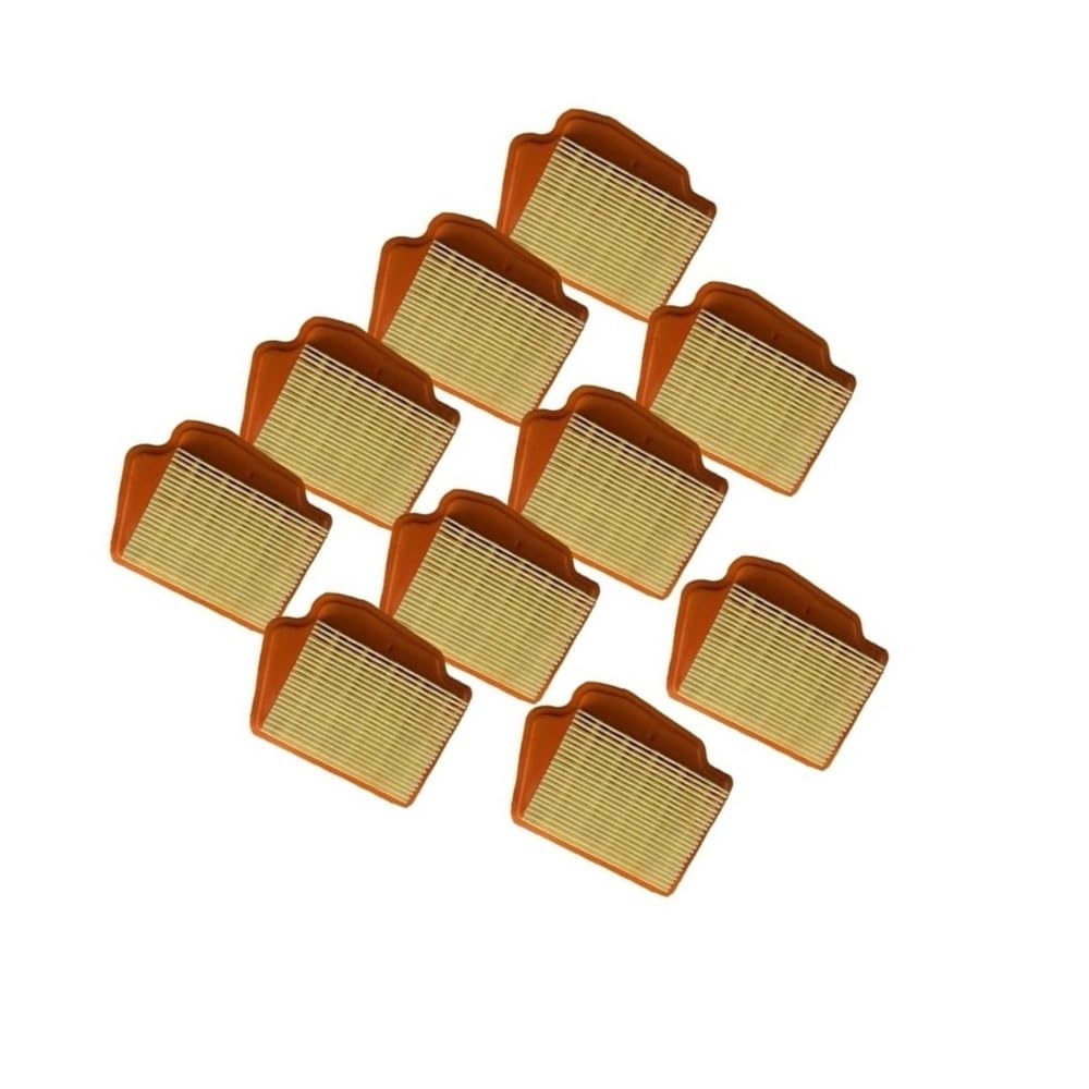 10 filtros de Aire compatibles con FS490, FS510, FS560, 41481410300, Herramientas de jardín de Repuesto, Piezas de reparación for cortacésped.