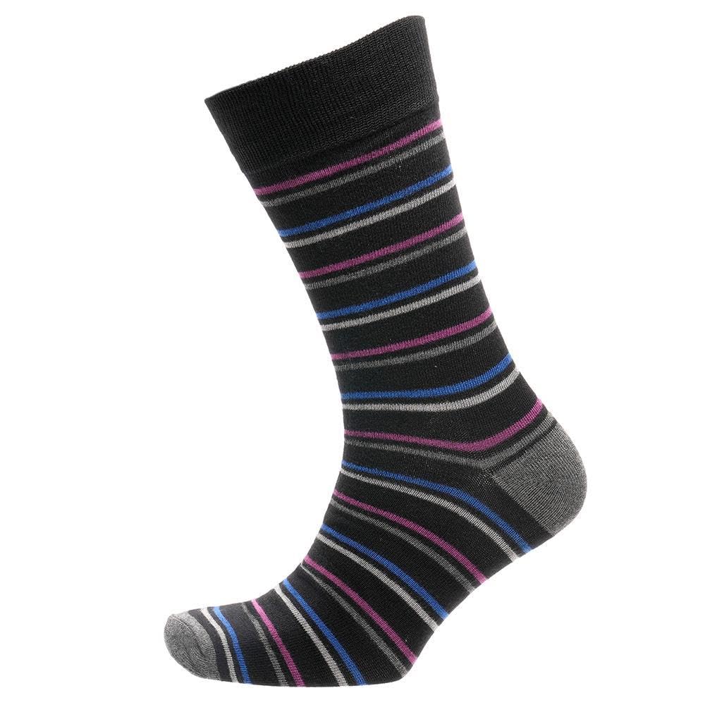 A2Z Herren-Socken, 3er-Pack, weiches Argyle- und Streifendesign, atmungsaktiv, warm, Winter-Lounge-Socken, bequeme Passform, geruchsreduzierend, für Herren, Arbeit, Freizeit, Alltag, Größe 39 bis 45