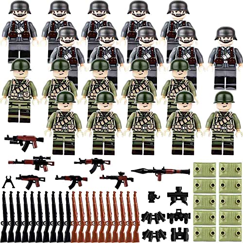 Lot De 20 Figurines Soldats Allemands En Plomb - échelle 1/30 - Collection