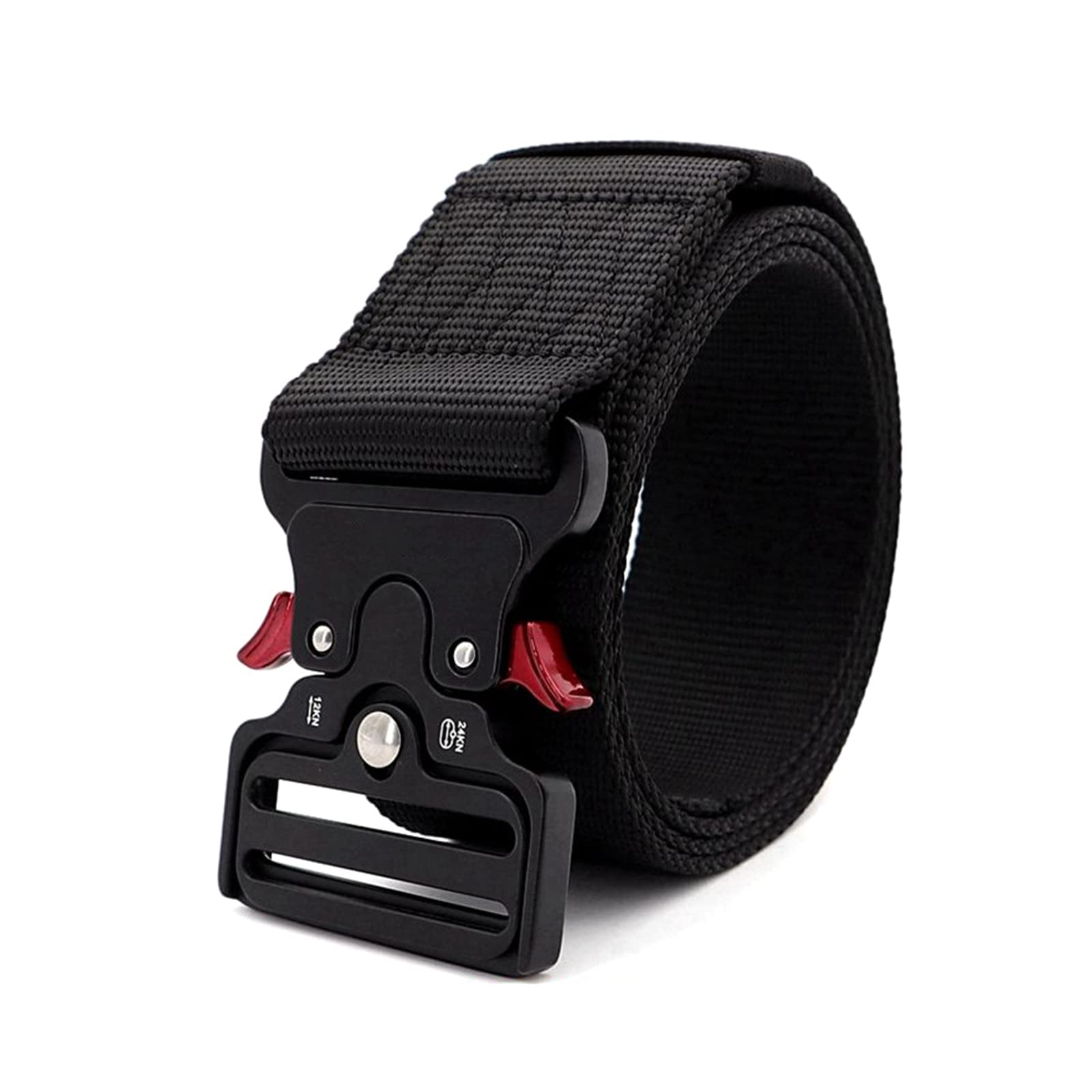 Cinturón trenzado elástico, Cinturón táctico militar de nailon (125-145 cm, multicolor)