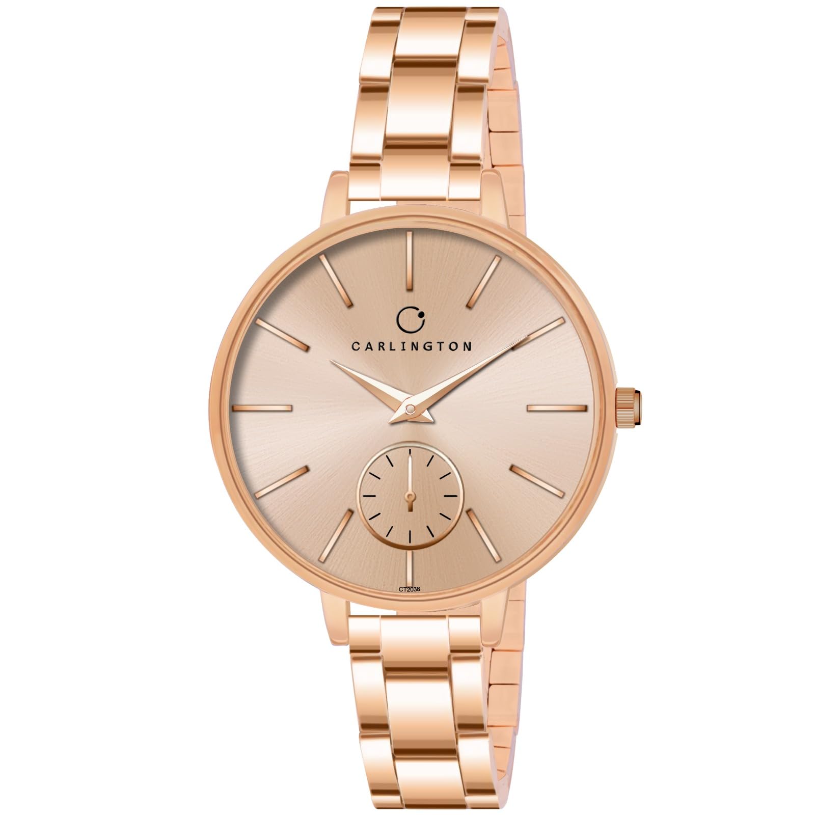 Iconic Analog Watches for Women with Premium Stainless Steel Strap - CT 2038