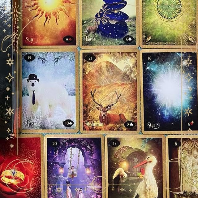 神秘的な世界観の美麗カード✨海外人気デッキ✨魔法のルノルマンカード／正規品 神秘的な世界観の美麗カード✨海外人気デッキ✨魔法のルノルマン
