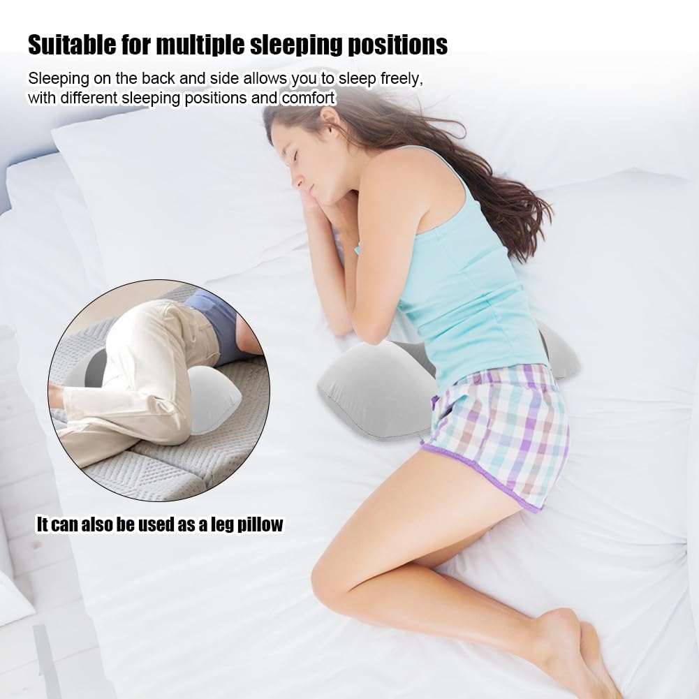 Cuscino lombare in memory foam per letto, cuscino ergonomico per la schiena e supporto lombare, comodo cuscino di supporto per la schiena per alleviare la pressione, cuscino per la schiena per letto