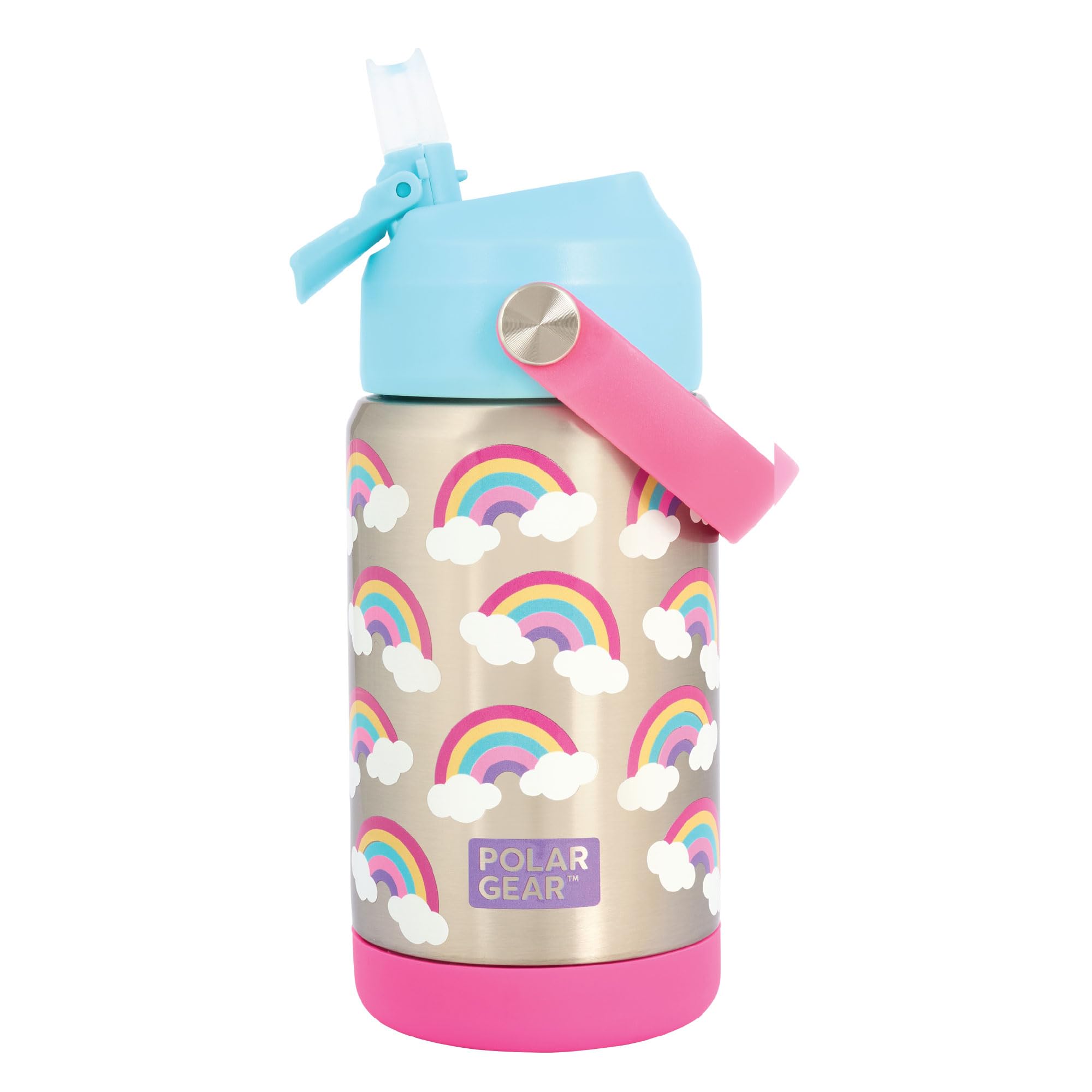 Polar Gear Hydra Cool 370ml Stainless Steel Bottle (Rainbow) — image 1