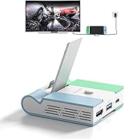 Vista 1 de Versión actualizada 2021 Base de carga para Nintendo Switch estación de carga portátil Runpower estación de carga plegable para TV con 4K HDMI USB