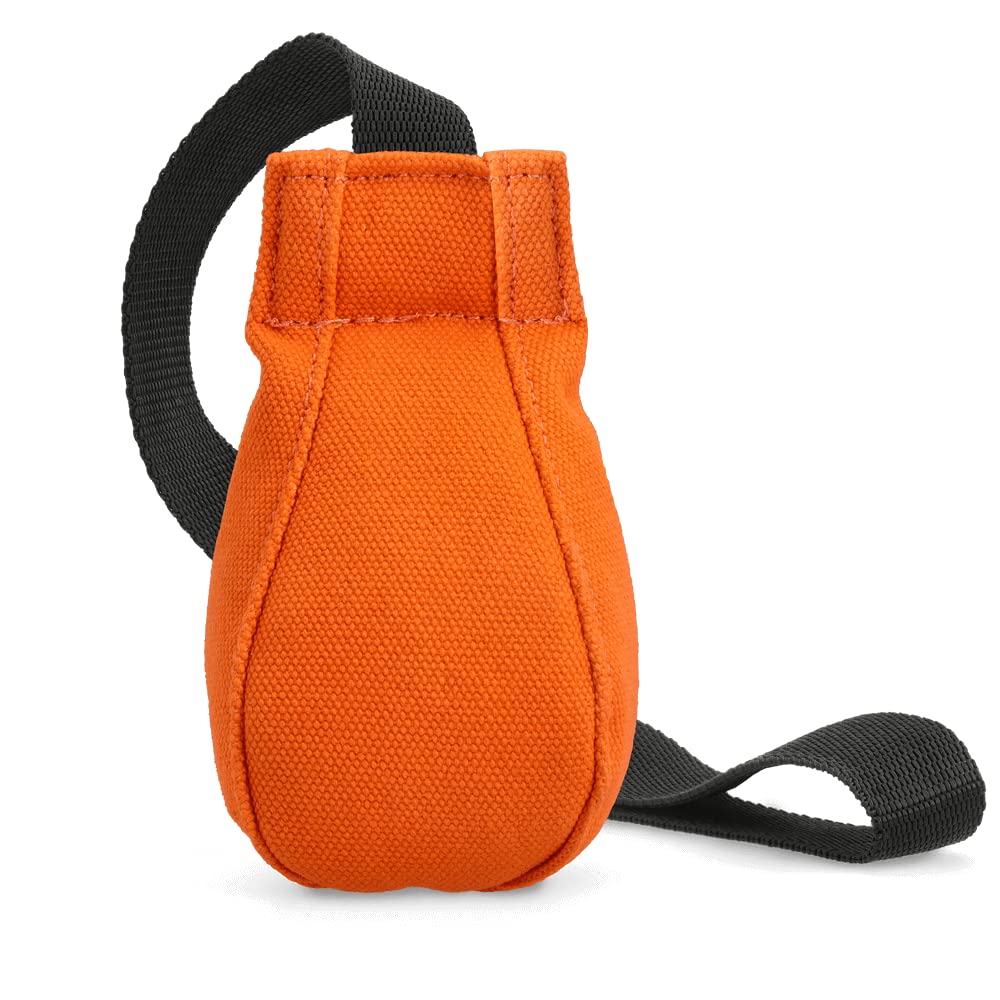 Romneys Dummy Ball SpeedUp! | 150 g | With Extra Long Throwing Band (Orange)