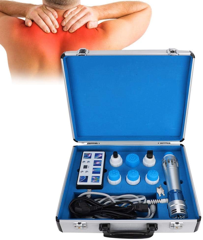 Extracorporeal Shock Wave Machine, Professional Good Effect ED Electromagnetic Extracorporeal Shock Wave Machine Pain Relief Massager with Massage Head, Handle with Wire for ED