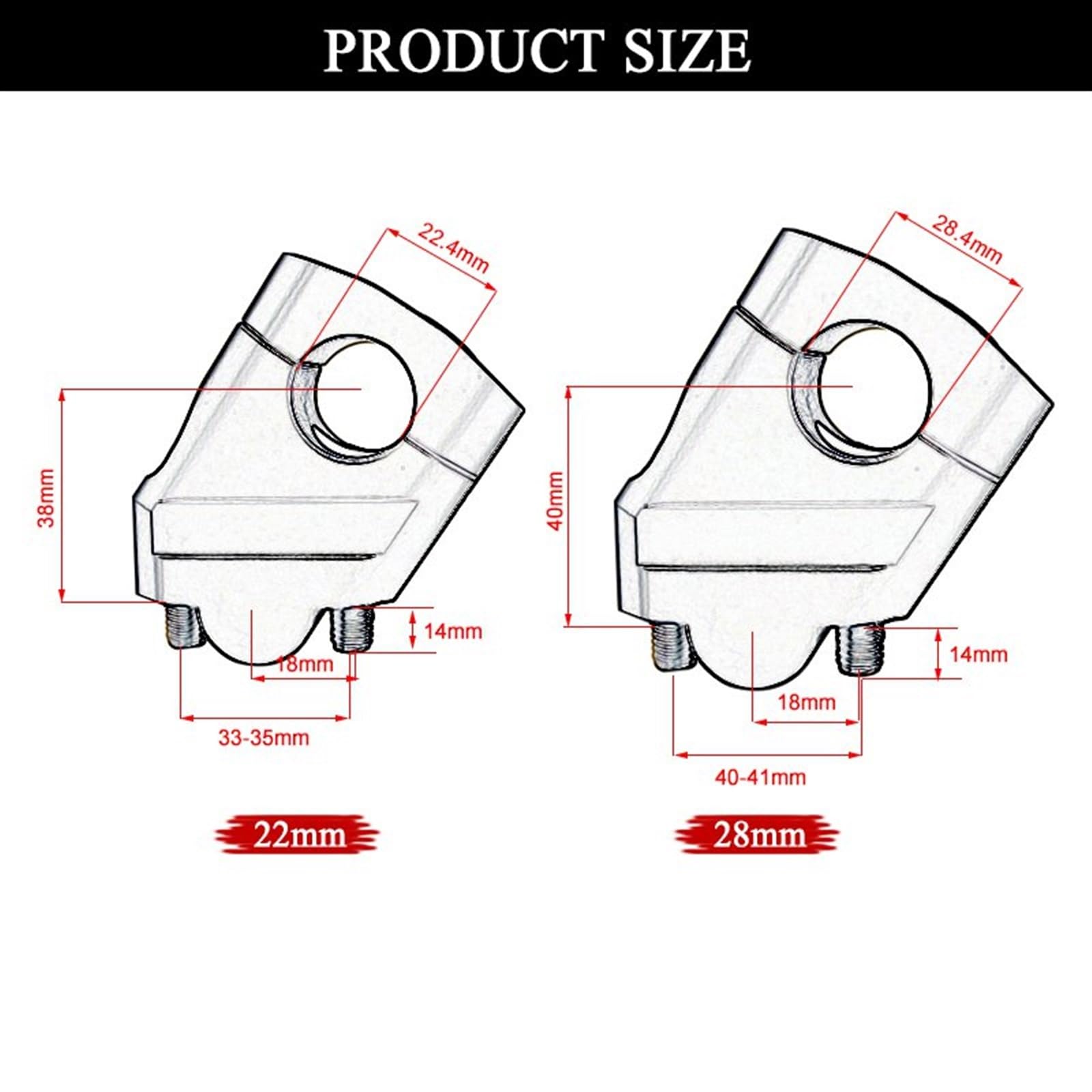 Rehausseur Guidon Suzuki V-strom 650 Rehausse Guidon Moto Pour Suz&uki Pour DL650 Pour V&Strom 650 Barre Surélévation 22mm
