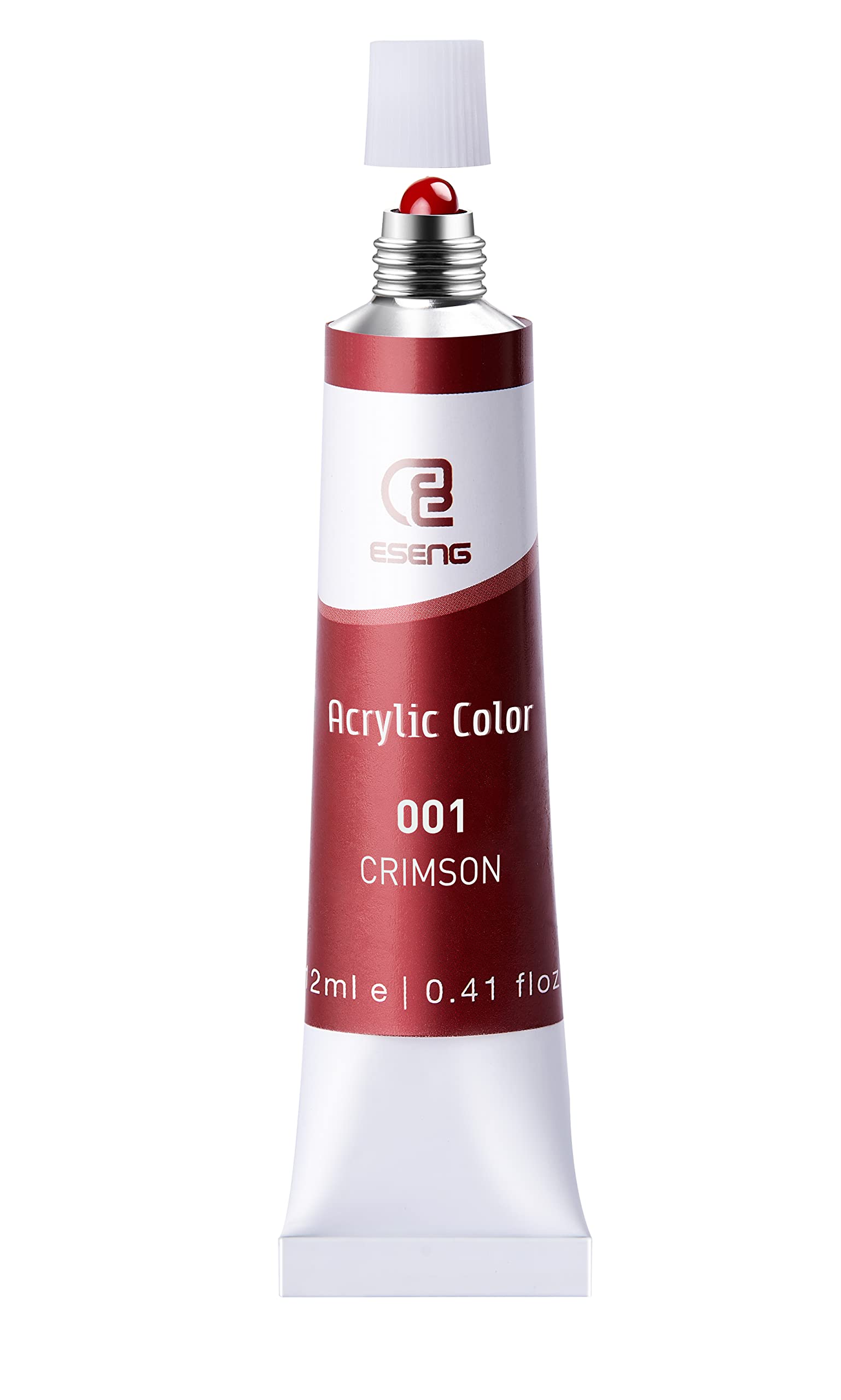 ESENG® Premium Acrylfarben Fruit AP-12, Set 12 Tuben x 12ml, Farbe für Holz, Leinwände und Keilrahmen, Perfekt geeignet für Anfänger, Bastler, Profis und Künstler (12er Pack)
