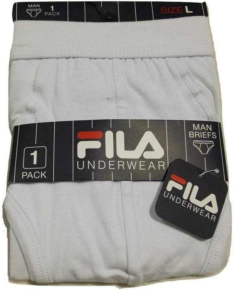 Fila FU5038, Men Brief, White, L