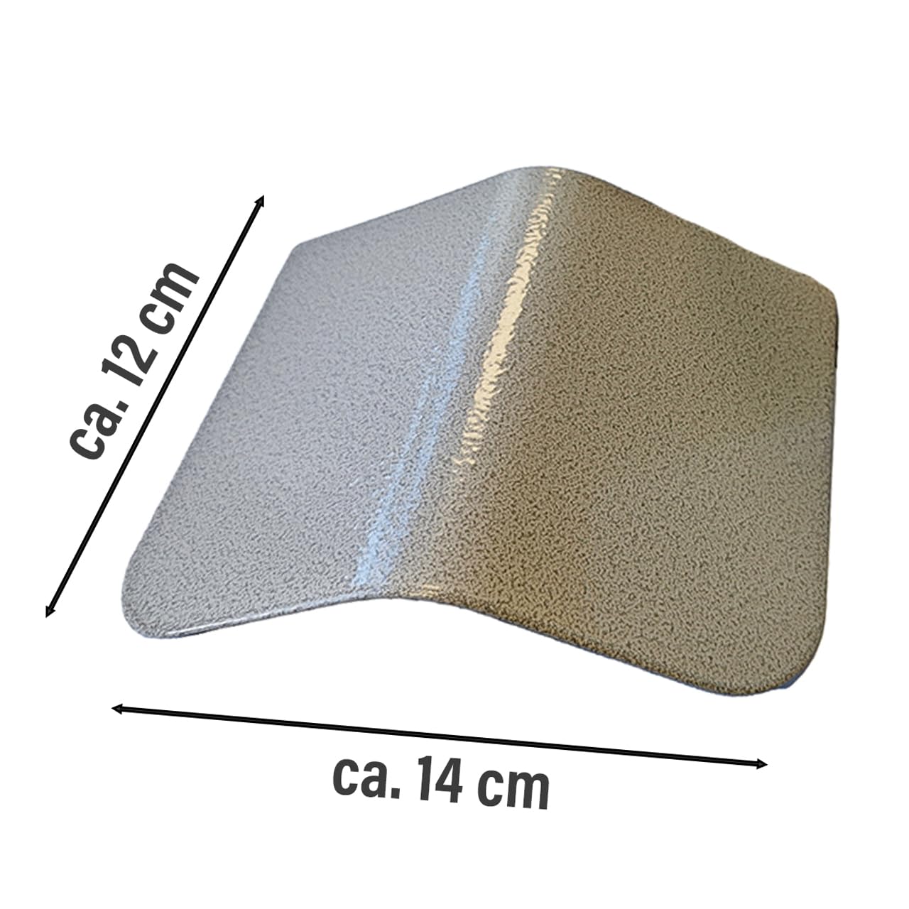 Montana Cages | 2er-Set Feeder Shield - Futternapf-Dach | SMALL - Platinum | ca. 14 x 12 x 4,25 cm