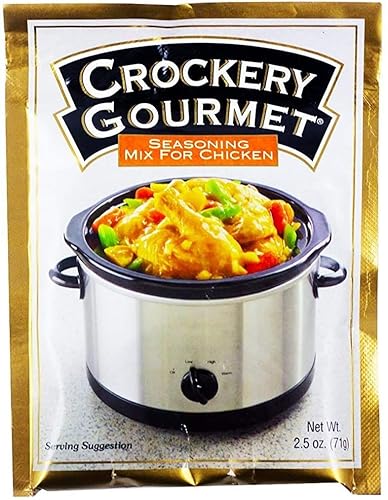 Crockery Gourmet Chicken Crockery Cooking Seasoning Mix 2.5 OZ (Pack