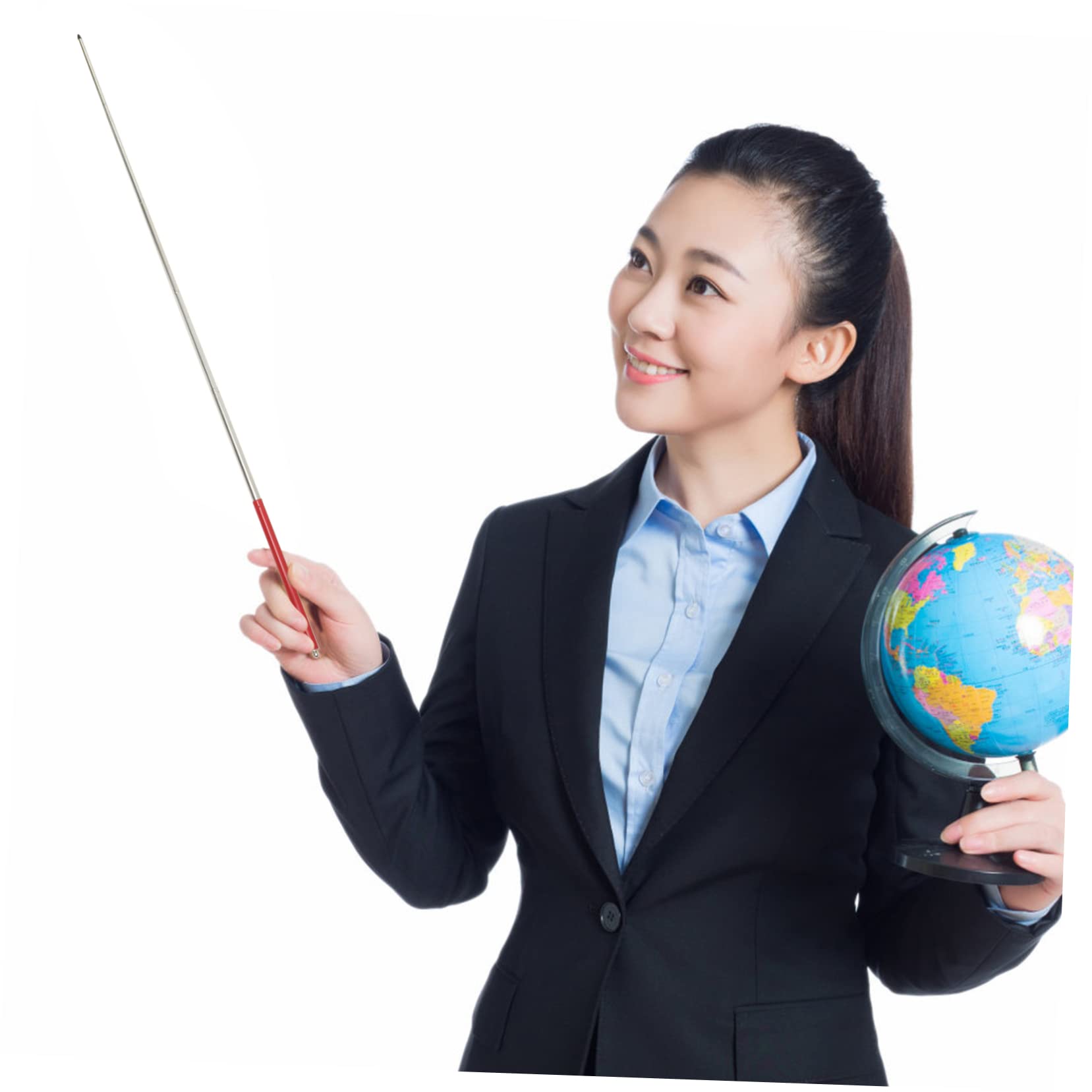 GAROZATION 2pcs Telescopic Hand Pointer for Classroom Teaching Whiteboard Pointer Random Color for Optometry Exhibitions and Instruction