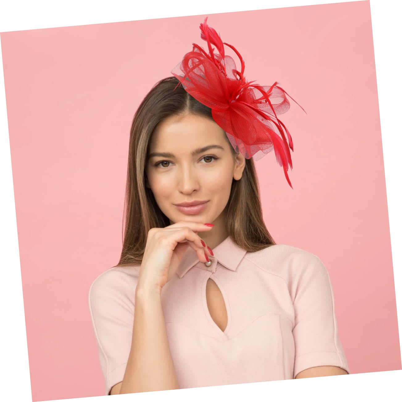 FRCOLOR 3stücke Haarschmuck Mit Federn Und Netzgarn Handgefertigtes Haaraccessoire Für Damen Für Partys Und Besondere Anlässe Atmungsaktiv Und Stilvoll