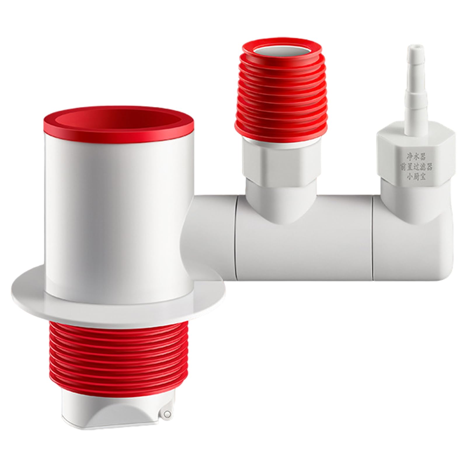 Temperature Backflow Preventer Fitting Washing Machine Hose Connector For Household & Commercial Laundry Use