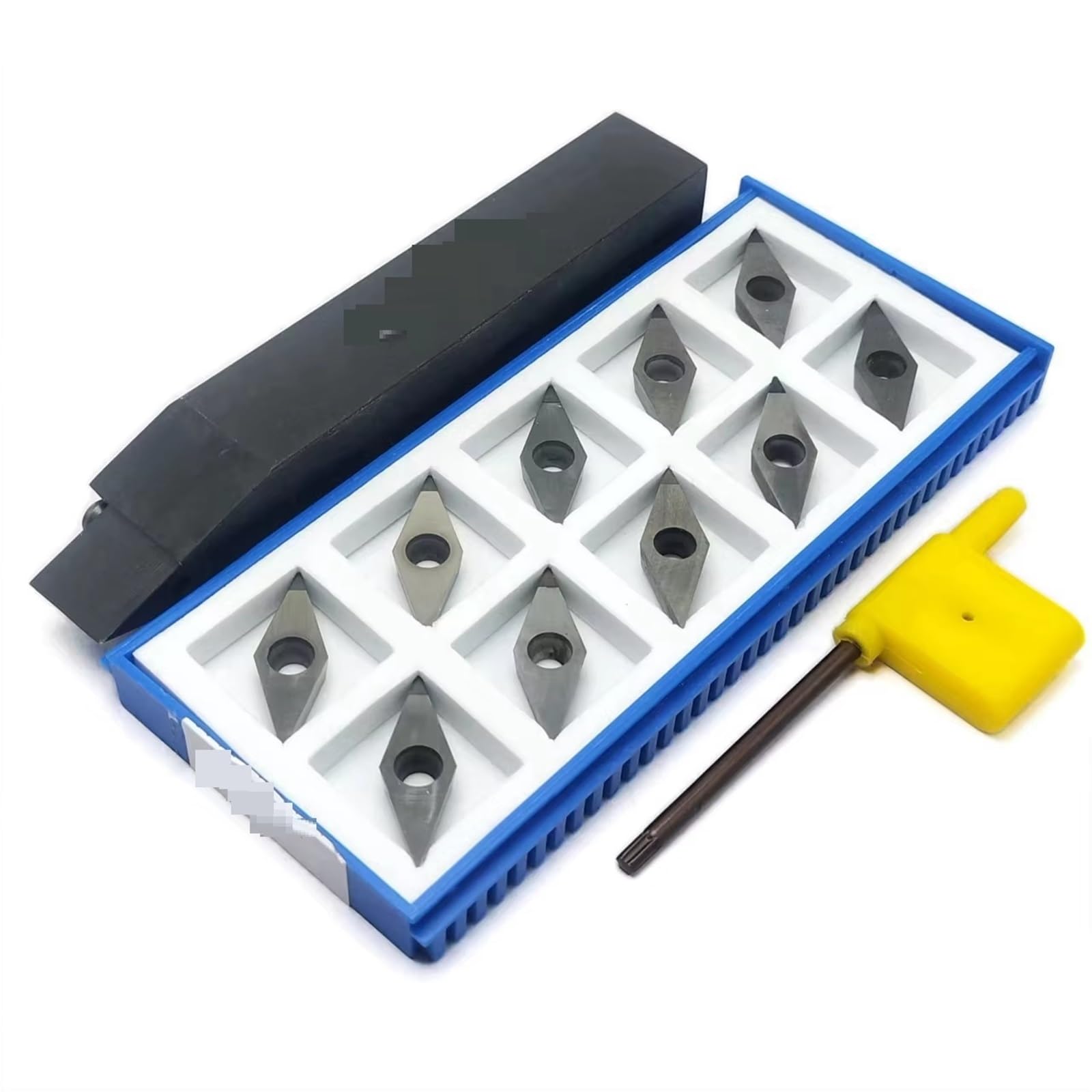 Porte-outils de tournage extérieur SVVCN 1616 SVVCN 2020 SVVCN2525 H16 K16 M16 72,5° compatibles avec les plaquettes CNC VCGW1604 pour tournage sur tour Plaquettes de Carbure CNC(16mm and 04 PCD)