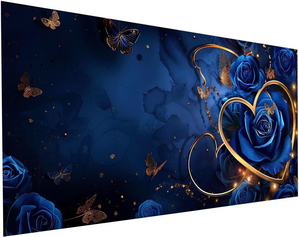 Loisirs créatifs adultes avec ce kit complet diamond painting papillon géant de 100x200 cm