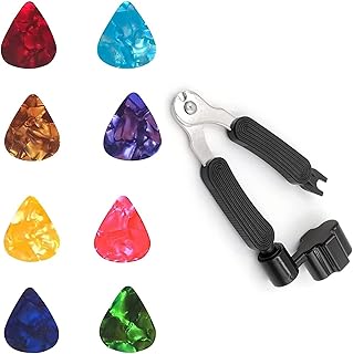 3 in 1 Guitar String Winder Tool,Acoustic Guitar String Winder,Guitar String Cutter Guitar Tools,String Winding Acoustic Electric Guitar String Winding Tool,Guitar Repair and Adjustment Tool