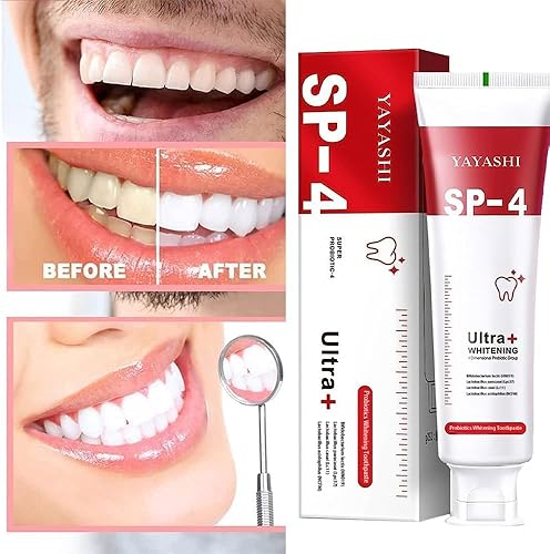 Miniatura 2 de Pasta de dientes blanqueadora SP-4 Probióticos, pasta de dientes Yayashi SP-4, pasta de dientes de aliento fresco, promueve dientes y encías