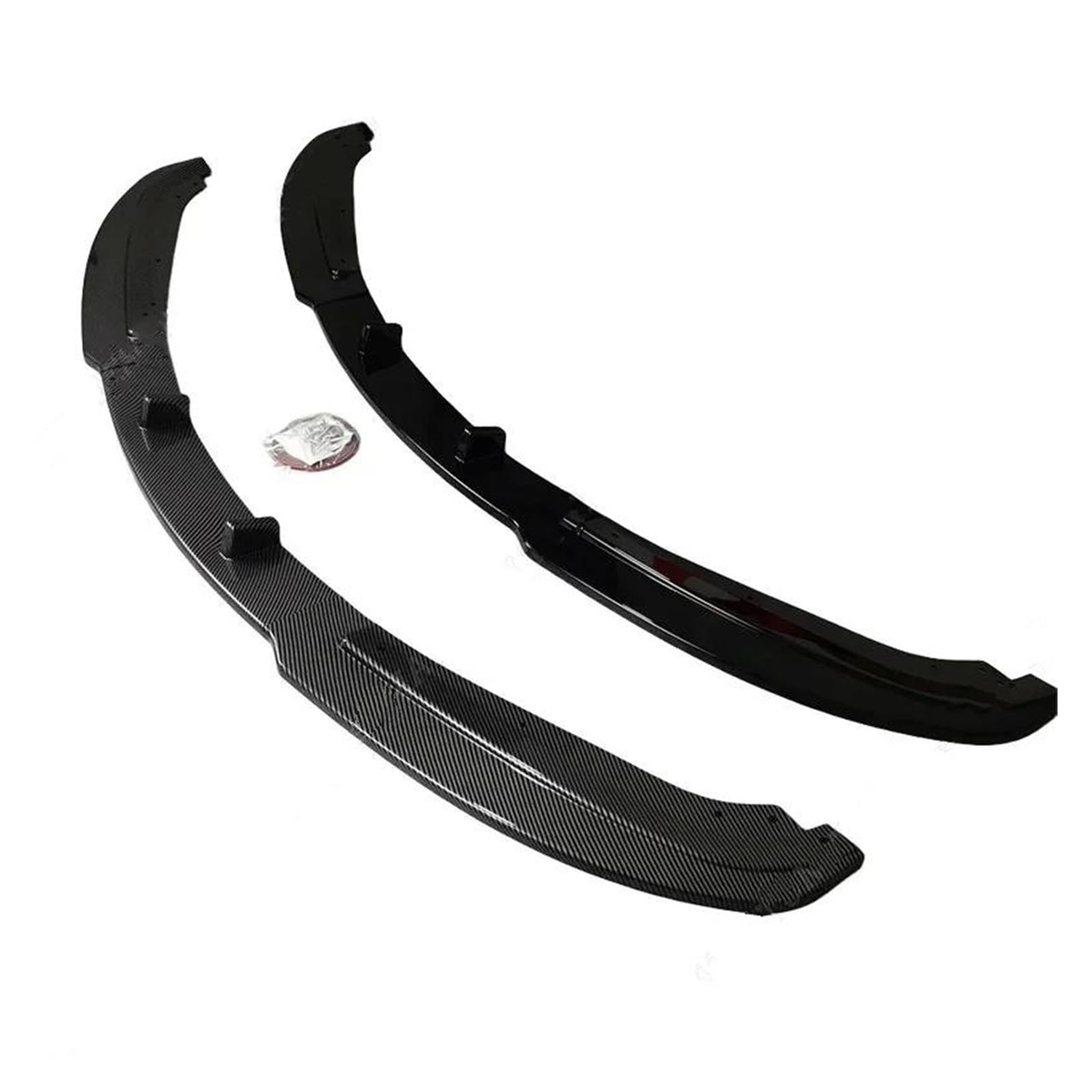 Spoiler pour BMW E92 E93 2005-2013 Version Luxe Kit Carrosserie Diffuseur Pré-Lci Accessoires ABS Séparateur Lèvre Pare-Chocs Avant Voiture Spoiler Tuning Lèvre Pare-Chocs Avant(Gloss Black)