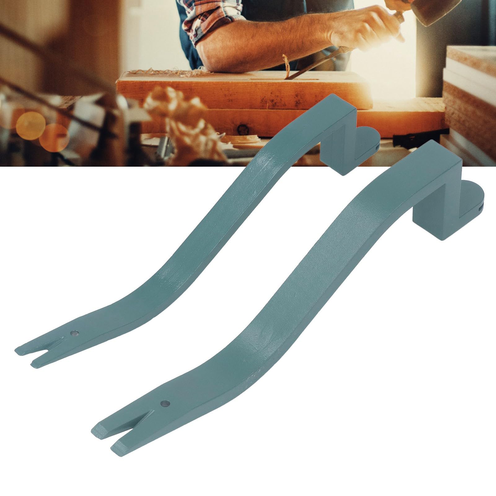 leva per palanchino, 2 pezzi, estrattore per chiodi da demolizione, in acciaio ad alto tenore di carbonio, per la lavorazione del legno, rimozione domestica, applicazione