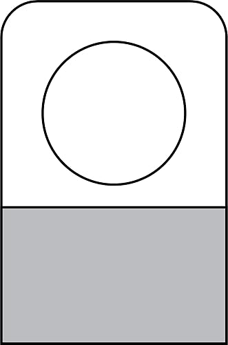 1-14" X 78" Agujero Redondo Pegatinas Colgantes 1000Paquete