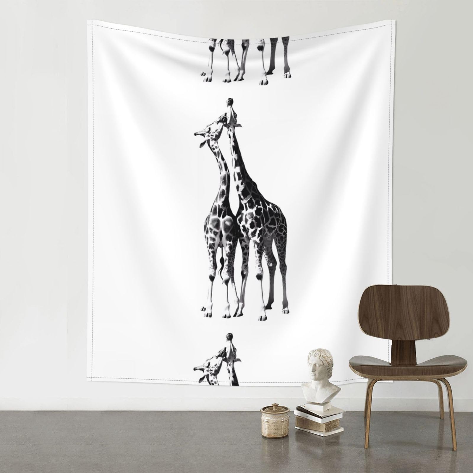 YYHWHJDE African Giraffe Prints 60x51in Wall Tapestry – Elevate Your Space with a Versatile & Cozy Throw Blanket for Dorms, Beach & Home